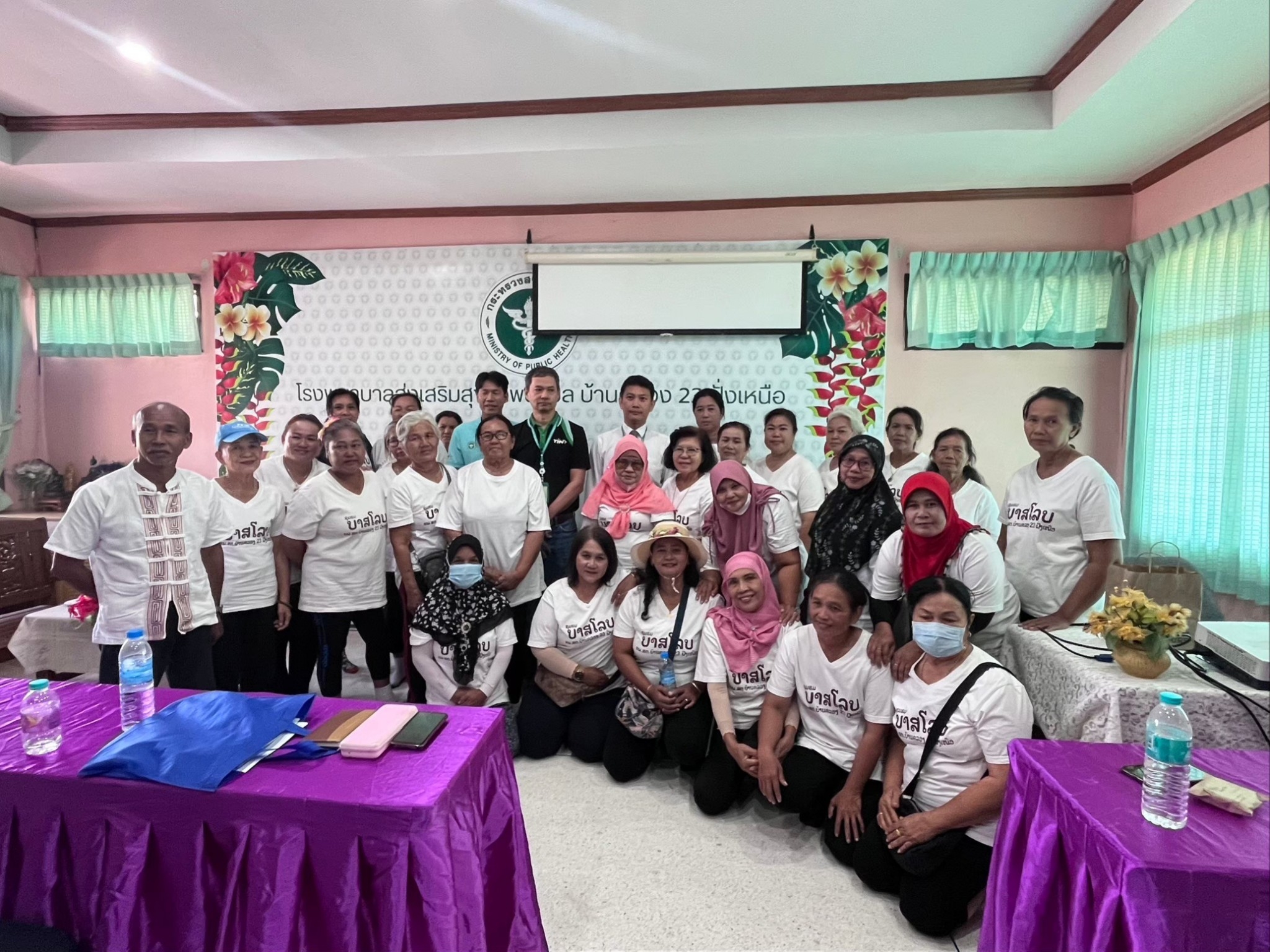 TINT visits covid hospital center